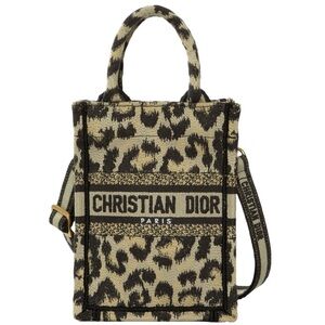 Dior Leopard Print Tote Bag